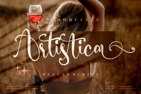 Artistica: A Stylish Script Font for Elegant Design