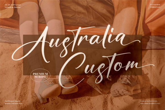 Australia Custom Font for Creative Design
