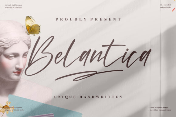 Belantica: Elegant Script Font for Creative Projects