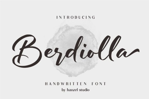 Berdiolla Font: A Romantic Script for Digital Branding and Web Design