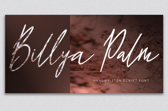 Billya Palm: A Script Font for Web Design