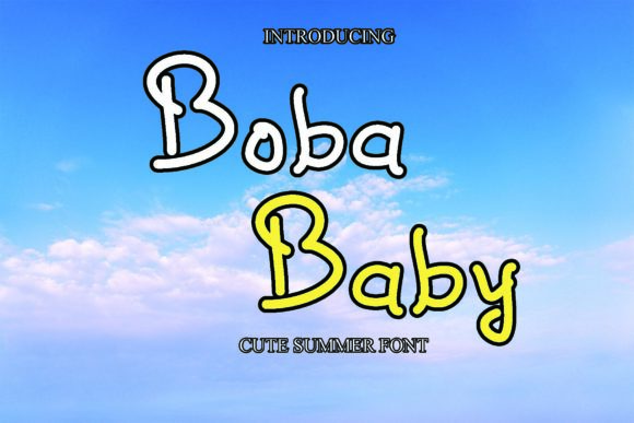 Boba Baby Font: Playful Script for Web Design