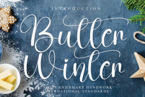 Butter Winter: A Elegant Script Font