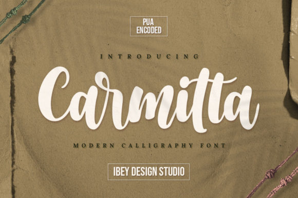 Carmitta: A Script Font for Creative Design
