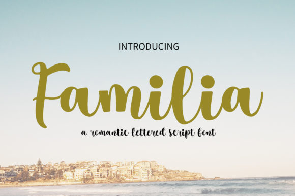 Familia: A Script Font for Real Design Work