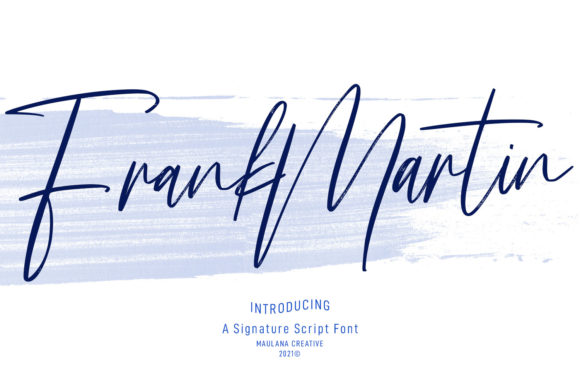 Frank Martin Font: Elegant Script for Crafters