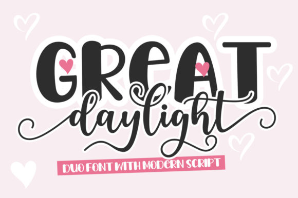 Great Daylight Duo Font for Editorial Design