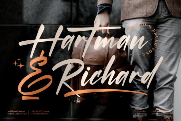 Hartman Richard Font: Elegant Script for Crafters