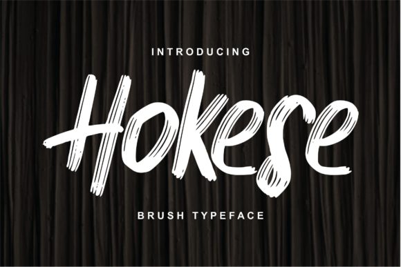 Hokese Brush: Elegant Script for Creative Makers