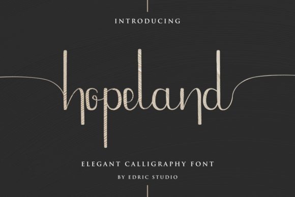HopeLand Font for Professional Branding