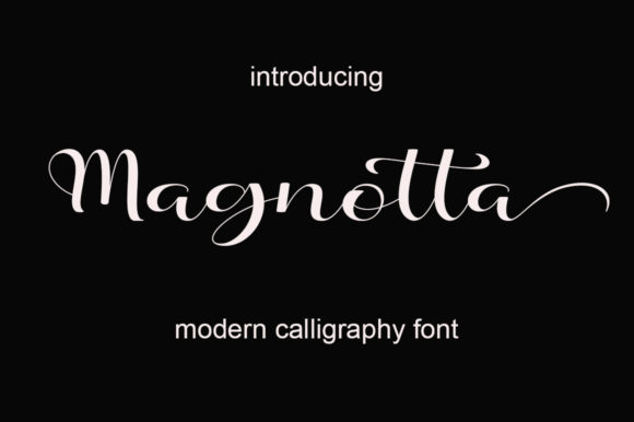 Magnotta: A Delicate Script for Elegant Design