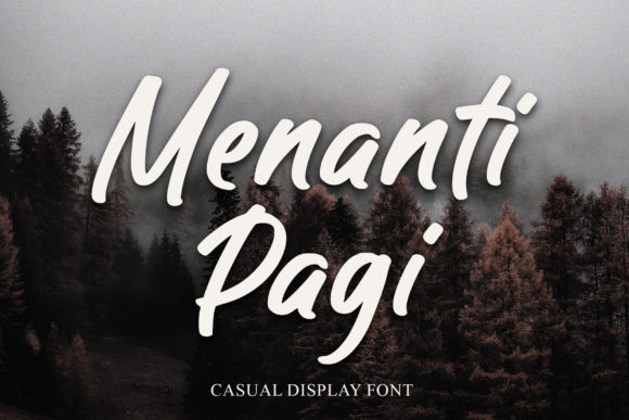 Menanti Pagi: A Script Font for Creative Web Design