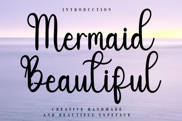 Mermaid Beautiful: A Whimsical Script Font