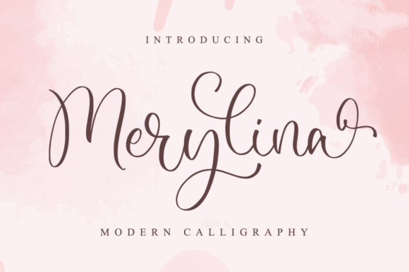 Merylina Font: Elevate Your Brand Identity with a Graceful Script Typeface