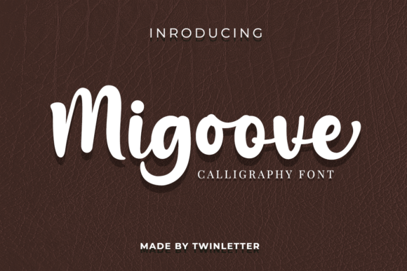 Migoove: A Refined Script Font