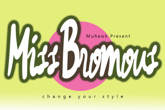 Miss Bromous: A Whimsical Script Font