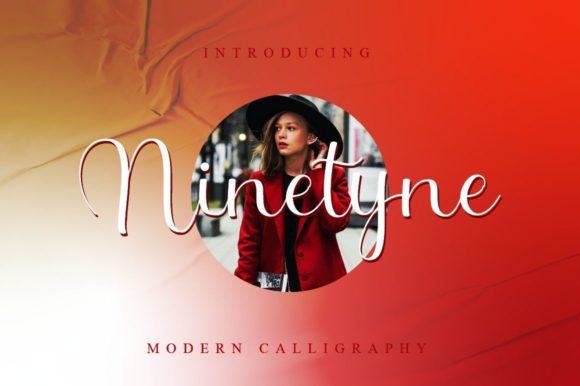 Ninetyne: A Script Font with a Modern Edge