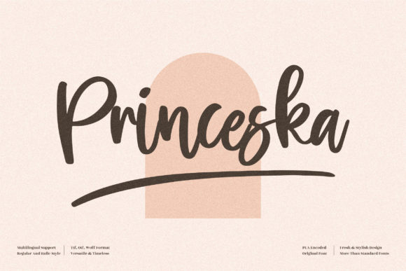 Princeska: A Whimsical Script Font