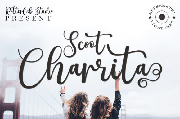 Scoot Charrita: Elegant Script Font