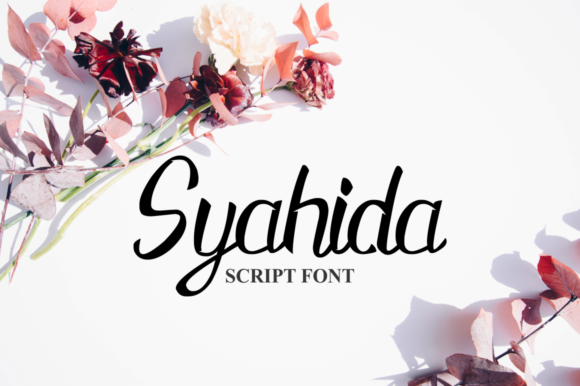 Syahida: A Delicate Script Font