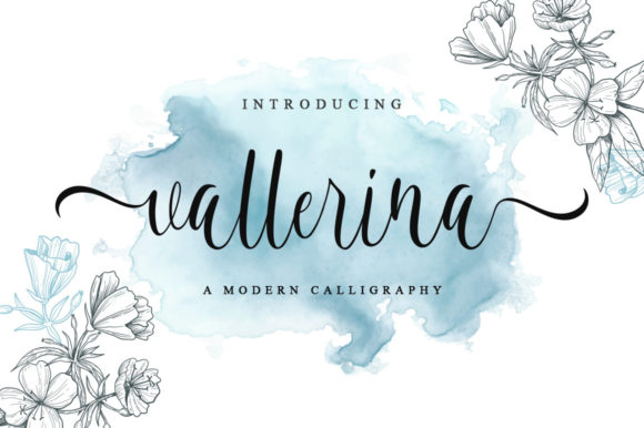 Vallerina: A Script Font for Elegant Editorial Design