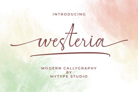 Westeria: A Elegant Script Font for Editorial Design